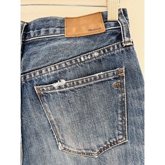 Madewell Straight Leg Crop Jean Medium Wash Denim Size 24 Women’s E9639 - Picture 6 of 6